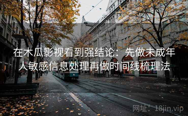 在木瓜影视看到强结论：先做未成年人敏感信息处理再做时间线梳理法