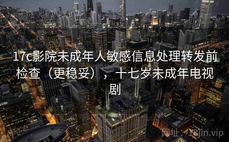 17c影院未成年人敏感信息处理转发前检查（更稳妥），十七岁未成年电视剧